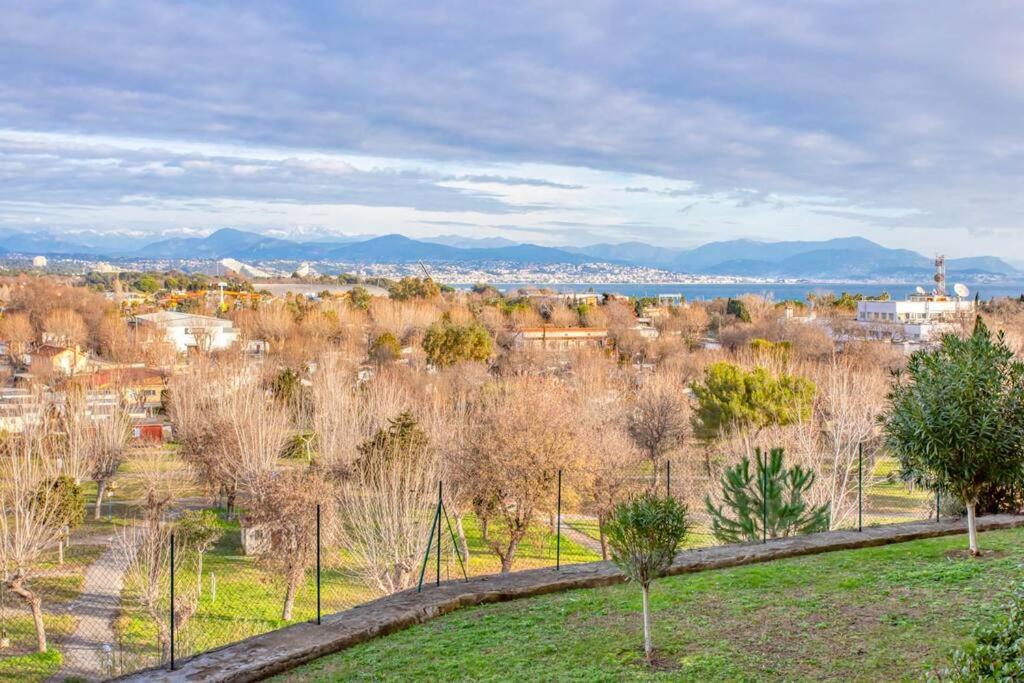 昂蒂布A7- 2 Bdr Sea & Mountain View - Ac, Parking, Pool & Terrace公寓 外观 照片