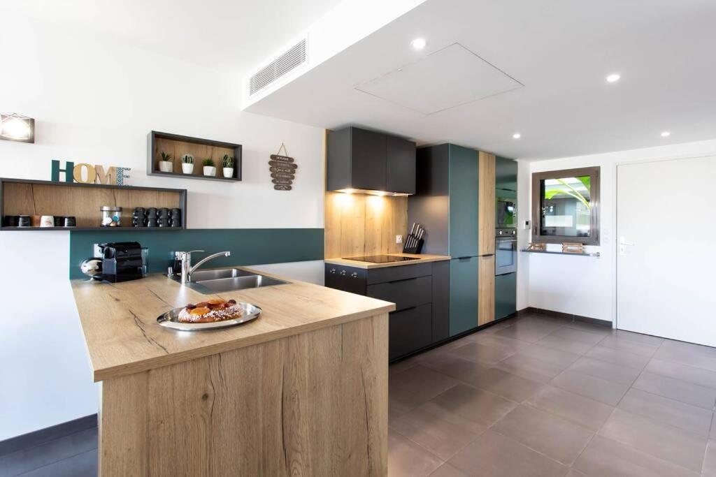 昂蒂布A7- 2 Bdr Sea & Mountain View - Ac, Parking, Pool & Terrace公寓 外观 照片