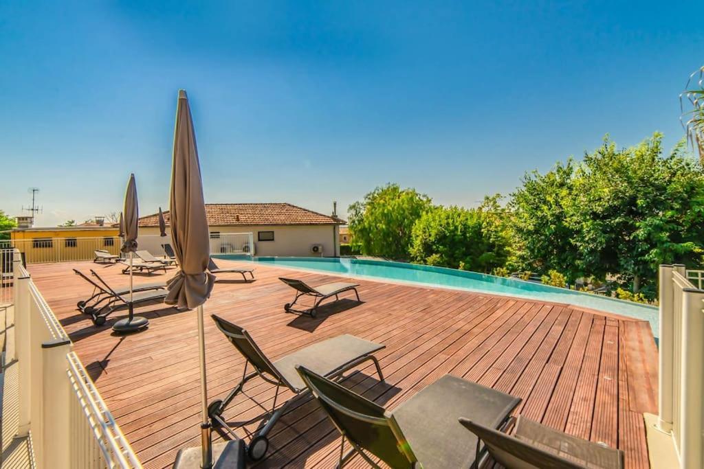 昂蒂布A7- 2 Bdr Sea & Mountain View - Ac, Parking, Pool & Terrace公寓 外观 照片